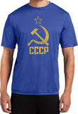 Soviet Union T-shirt Distressed CCCP Moisture Wicking Tee - Yoga Clothing for You