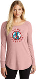 Ladies Peace T-shirt Come Together Tri Blend Long Sleeve - Yoga Clothing for You