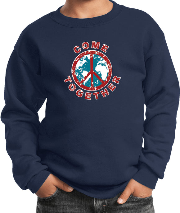 Kids Peace Sweatshirt Come Together - Yoga Clothing for You