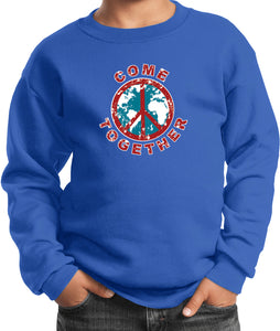 Kids Peace Sweatshirt Come Together - Yoga Clothing for You