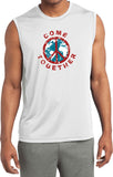 Peace T-shirt Come Together Sleeveless Competitor Tee - Yoga Clothing for You