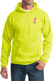 Breast Cancer Hoodie Embroidered Pink Ribbon Pocket Print - Yoga Clothing for You