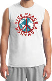 Peace T-shirt Give Peace a Chance Muscle Tee - Yoga Clothing for You
