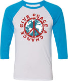 Peace T-shirt Give Peace a Chance Raglan - Yoga Clothing for You