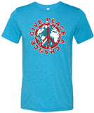 Peace T-shirt Give Peace a Chance Tri Blend Tee - Yoga Clothing for You