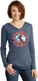 Ladies Peace T-shirt Give Peace a Chance Tri Blend Hoodie - Yoga Clothing for You