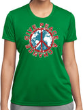 Ladies Peace T-shirt Give Peace a Chance Moisture Wicking Tee - Yoga Clothing for You