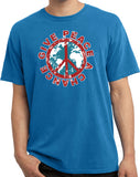 Peace T-shirt Give Peace a Chance Pigment Dyed Tee - Yoga Clothing for You