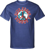 Peace T-shirt Give Peace a Chance Tall Tee - Yoga Clothing for You
