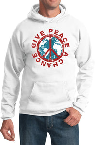 Peace Hoodie Give Peace a Chance - Yoga Clothing for You
