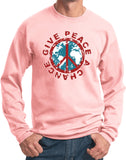 Peace Sweatshirt Give Peace a Chance - Yoga Clothing for You