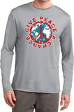 Peace T-shirt Give Peace a Chance Moisture Wicking Long Sleeve - Yoga Clothing for You
