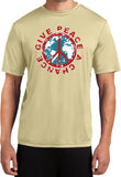 Peace T-shirt Give Peace a Chance Moisture Wicking Tee - Yoga Clothing for You