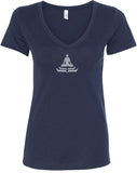Lotus Pose Ideal V-neck Yoga Tee Shirt - Yoga Clothing for You