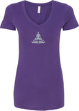 Lotus Pose Ideal V-neck Yoga Tee Shirt - Yoga Clothing for You