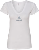 Lotus Pose Ideal V-neck Yoga Tee Shirt - Yoga Clothing for You