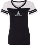 Lotus Pose Powder Puff Yoga Tee Shirt - Yoga Clothing for You