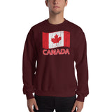 Canada Flag Men's Sweatshirt - Yoga Clothing for You