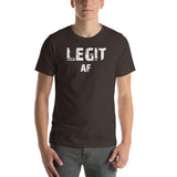 Legit AF Short-Sleeve Mens T-Shirt - Yoga Clothing for You