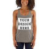 Custom Women's Racerback Tank - Upload Your Design - Yoga Clothing for You
