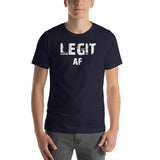 Legit AF Short-Sleeve Mens T-Shirt - Yoga Clothing for You