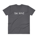 Mens "Be Kind" V-Neck Yoga T-Shirt - Yoga Clothing for You