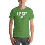 Legit AF Short-Sleeve Mens T-Shirt - Yoga Clothing for You