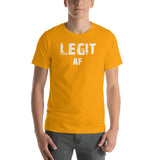 Legit AF Short-Sleeve Mens T-Shirt - Yoga Clothing for You