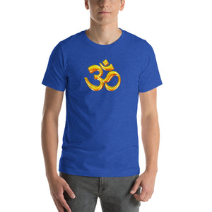Mens "3D OM" Yoga T-Shirt - Custom Option Available - Yoga Clothing for You