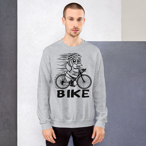 Mens Penguin Power Bike Cycling Sweatshirt - Yoga Clothing for You