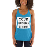 Custom Women's Racerback Tank - Upload Your Design - Yoga Clothing for You