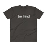 Mens "Be Kind" V-Neck Yoga T-Shirt - Yoga Clothing for You