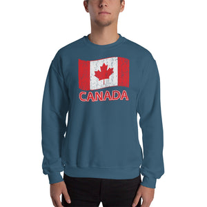Canada Flag Men's Sweatshirt - Yoga Clothing for You