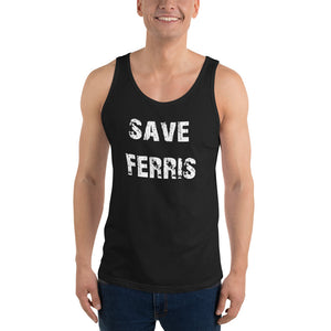 Mens "Save Ferris" Tank Top Muscle Shirt - Yoga Clothing for You