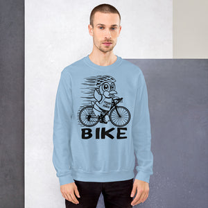 Mens Penguin Power Bike Cycling Sweatshirt - Yoga Clothing for You