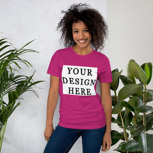 Short-Sleeve Unisex T-Shirt - Upload Your Own Design - Yoga Clothing for You
