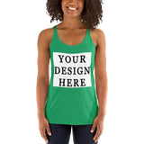 Custom Women's Racerback Tank - Upload Your Design - Yoga Clothing for You
