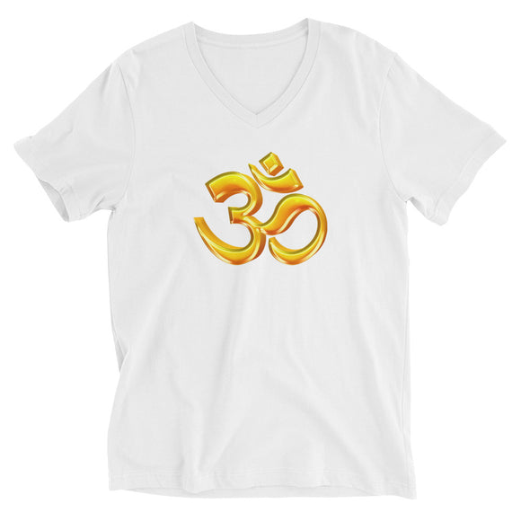 Unisex Short Sleeve V-Neck Yoga Shirt - Custom Option Available - Yoga Clothing for You
