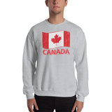 Canada Flag Men's Sweatshirt - Yoga Clothing for You