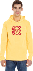 Muladhara Chakra Pigment Hoodie Yoga Tee Shirt - Yoga Clothing for You