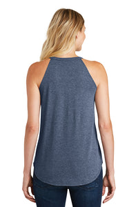 Womens Yoga Tank Top Tie Dye Om Triblend Rocker Tanktop - Yoga Clothing for You