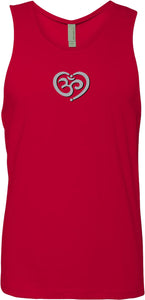 OM Heart Premium Yoga Tank Top - Yoga Clothing for You
