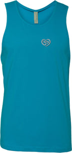 OM Heart Pocket Print Premium Yoga Tank Top - Yoga Clothing for You