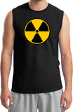 Radiation T-shirt Radioactive Fallout Symbol Muscle Tee - Yoga Clothing for You