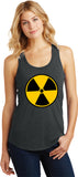 Ladies Radiation Tank Top Radioactive Fallout Symbol Racerback - Yoga Clothing for You
