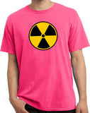 Radiation T-shirt Radioactive Fallout Symbol Pigment Dyed Tee - Yoga Clothing for You