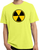 Radiation T-shirt Radioactive Fallout Symbol Pigment Dyed Tee - Yoga Clothing for You