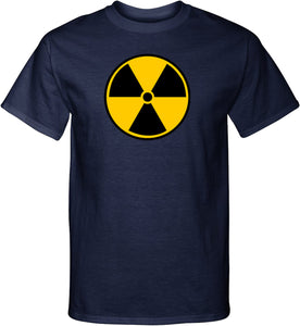Radiation T-shirt Radioactive Fallout Symbol Tall Tee - Yoga Clothing for You