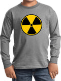 Kids Radiation T-shirt Radioactive Fallout Youth Long Sleeve - Yoga Clothing for You