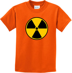 Kids Radiation T-shirt Radioactive Fallout Symbol Youth Tee - Yoga Clothing for You